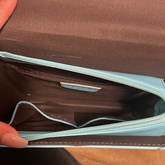 Blue teal cross body bag - Picture 2 of 2